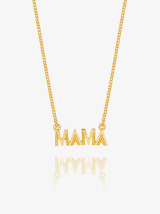 Mini Art Deco Mama Necklace