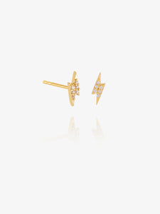 Lightning Bolt Stud Earrings