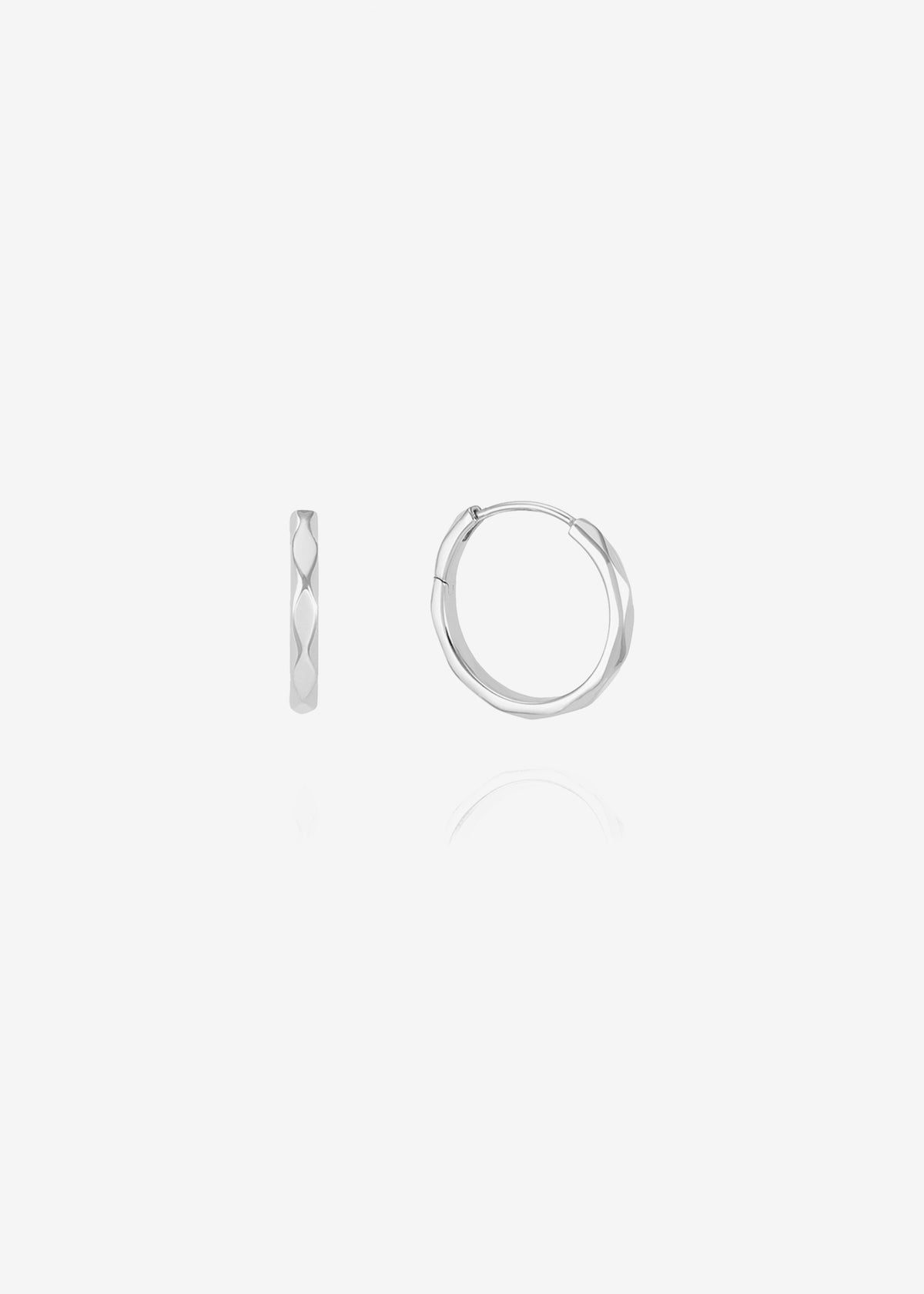 Dawn O&#39;Porter Medium Faceted Disco Hoop Earrings