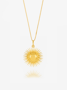 Personalised Art Deco Sun Necklace