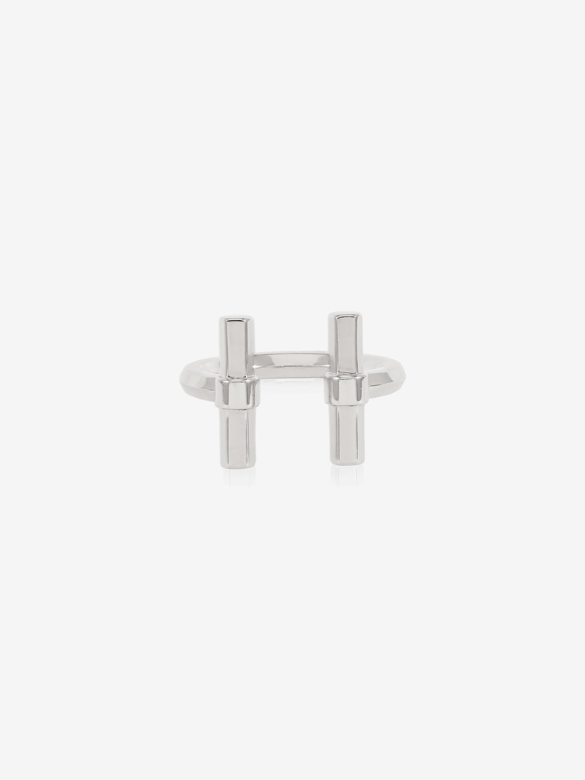 Adjustable size T-bar ring