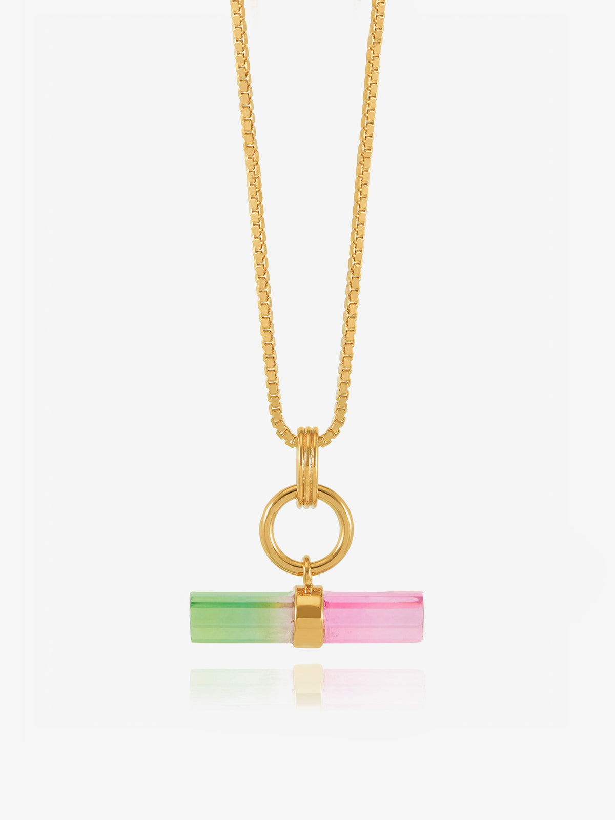 Watermelon T-Bar Necklace