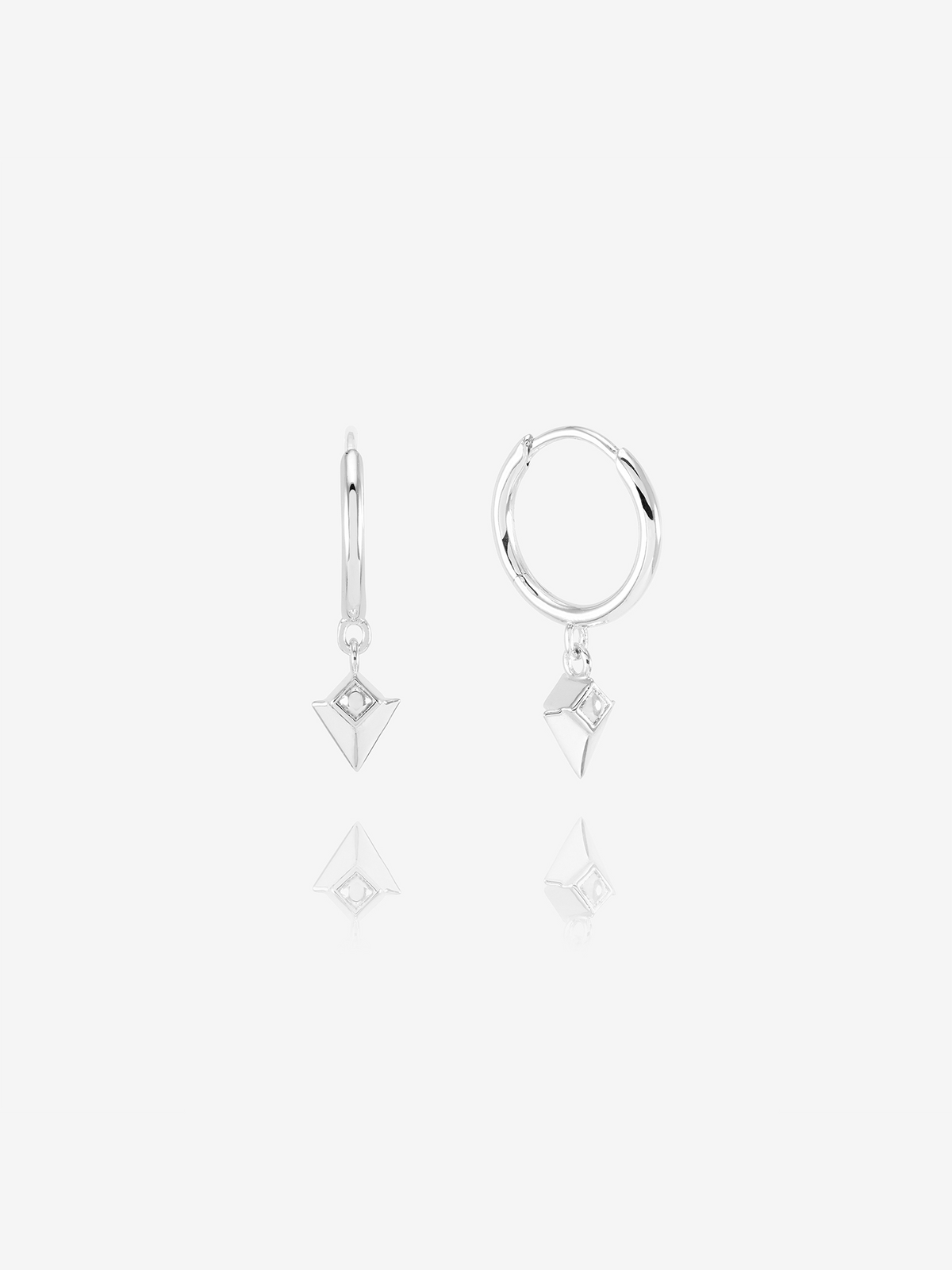 Arrow Spike Huggie Hoop Earrings