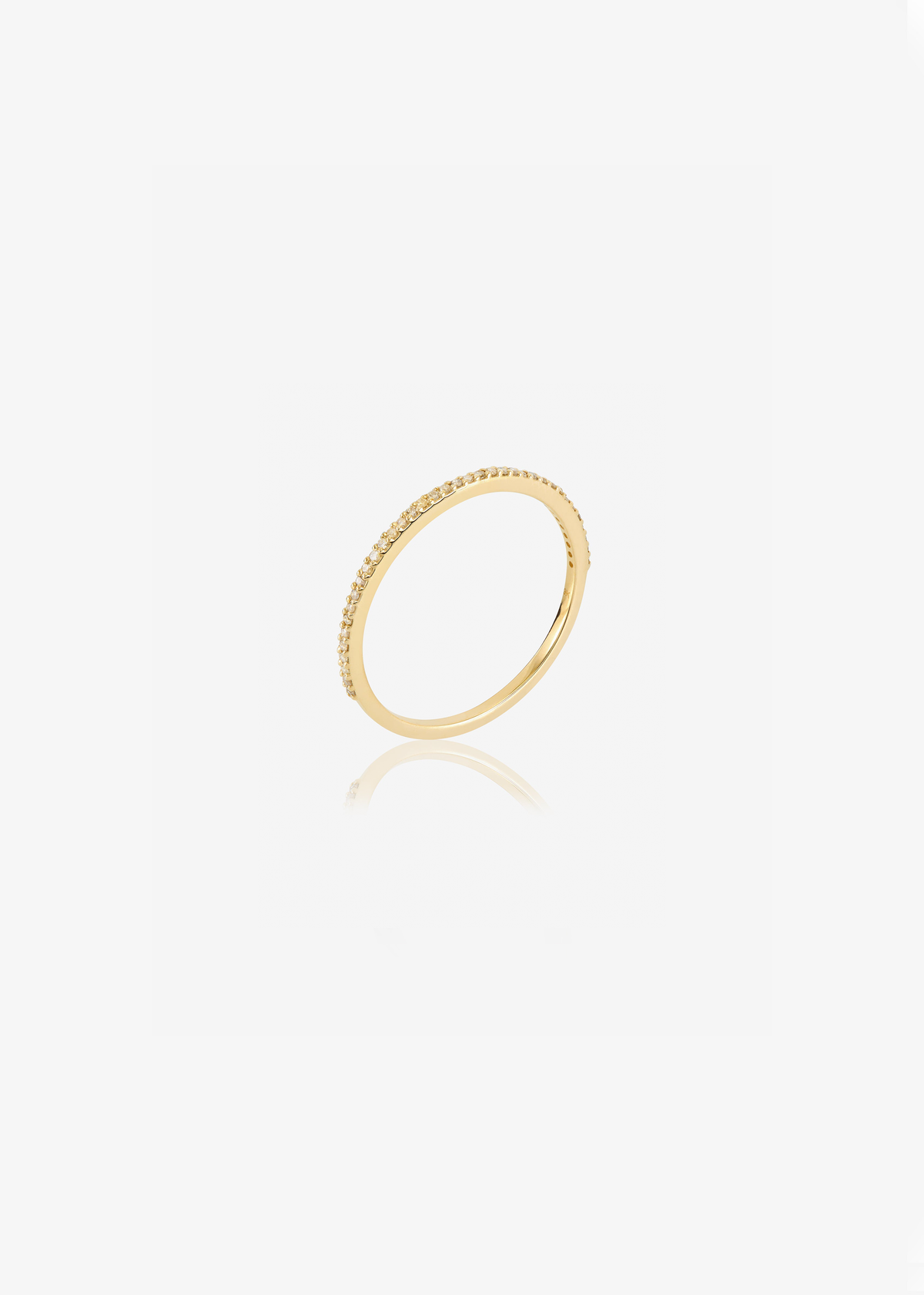 Solid Gold And Diamond Eternity Ring